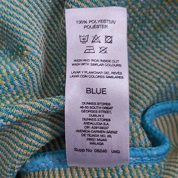 Savida Women's Light Blue Floral Ruched Shoulders Jersey Shirt - Size Small - Picture 6 of 8